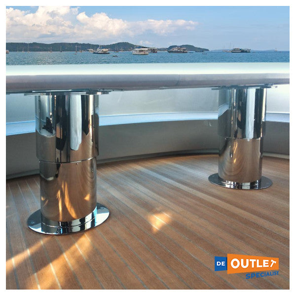 قاعدة الطاولة الكهربائية T277 من الفولاذ المقاوم للصدأ من بيسينزوني T277 مستديرة 380 - 730 مم