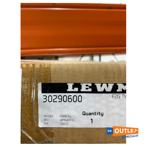 Boccaporto Lewmar in alluminio a doppia apertura bianco - 30290600