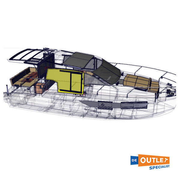 نافذة لومار Sealine C335V على الميمنة مع باب انزلاقي/انزلاق - TBF3279