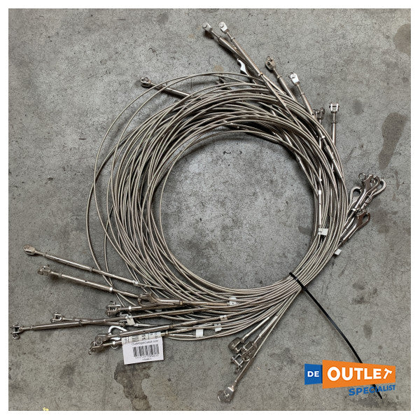 Морський поручень з нержавіючої сталі Hanse 415 з прохідним отвором - TBR0512