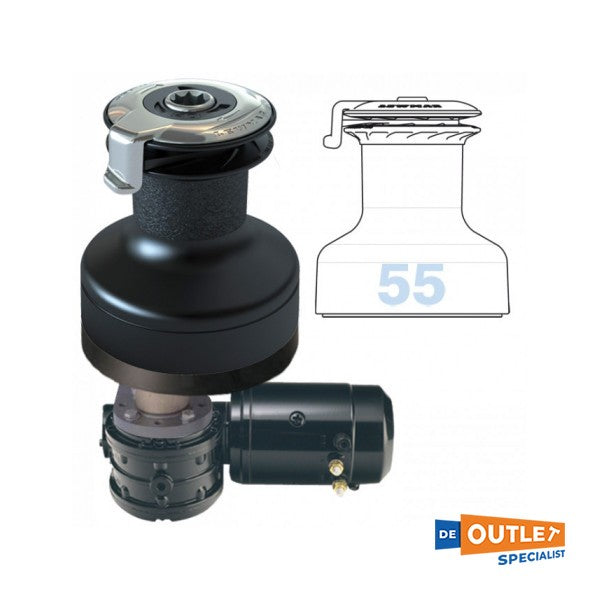 Lewmar Evo 55 Self Tailing 2 -Speed Electric Schootlier Black - 49555210