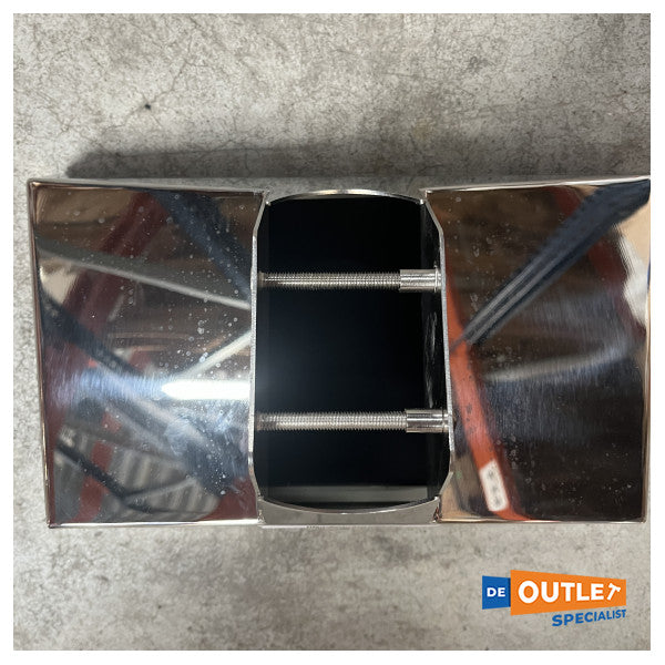 Hanse 12-tuumainen ruostumattomasta teräksestä valmistettu karttaplotterikotelo - TEP0425