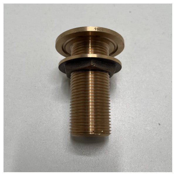 Groco TH100W 1-tums tru-hull i brons - BSPP