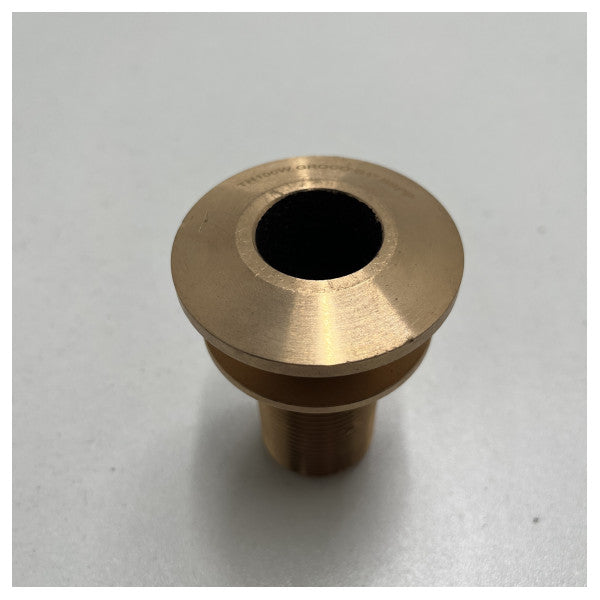 Groco TH100W 1-tums tru-hull i brons - BSPP