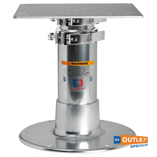 Osculati in acciaio inox gamba del tavolo in 3 parti regolabile 345 - 715 mm