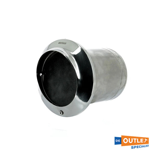 Vetus TRC125SV rostfritt stål akterspegelavgasrör med klaff 127 mm