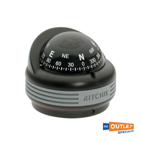 Компас Ritchie Trek за повърхностен монтаж, черен 12V TR-33G
