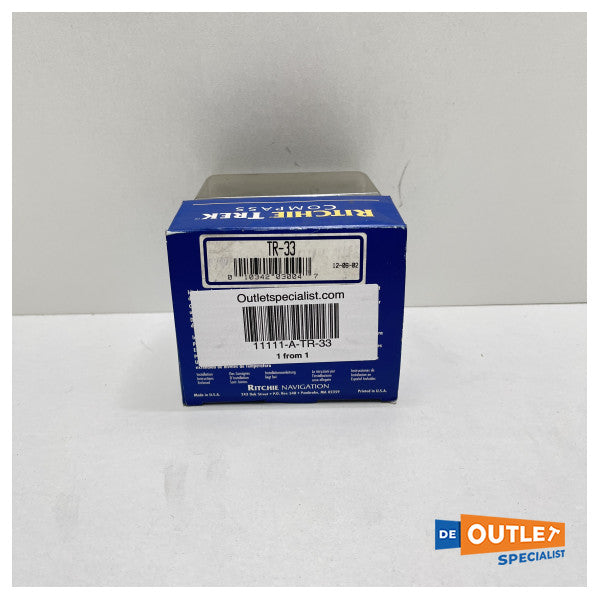 Компас Ritchie Trek за повърхностен монтаж, черен 12V TR-33