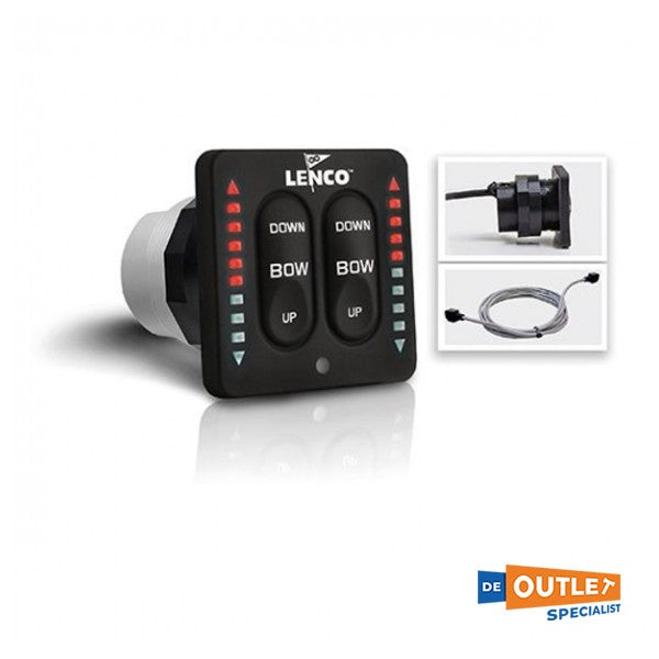 Lenco flybridge trimtab controller / indicator panel 12/24V - 11841-005