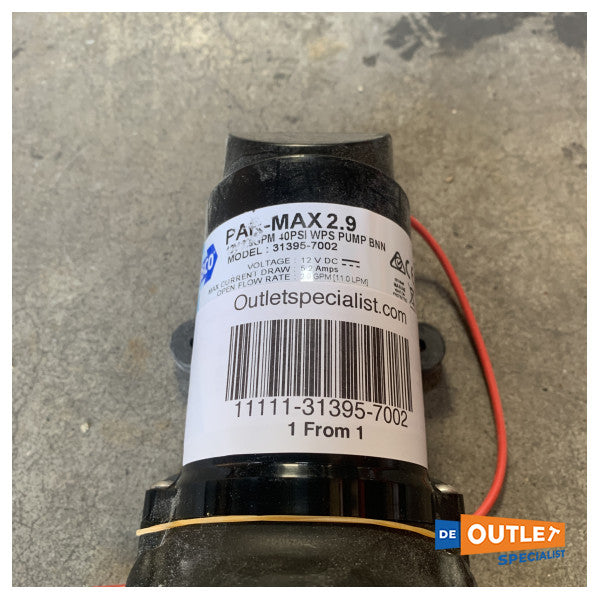 Jabsco Par Max 2,9 11L - min dricksvattenpump 12V - 31395-7002