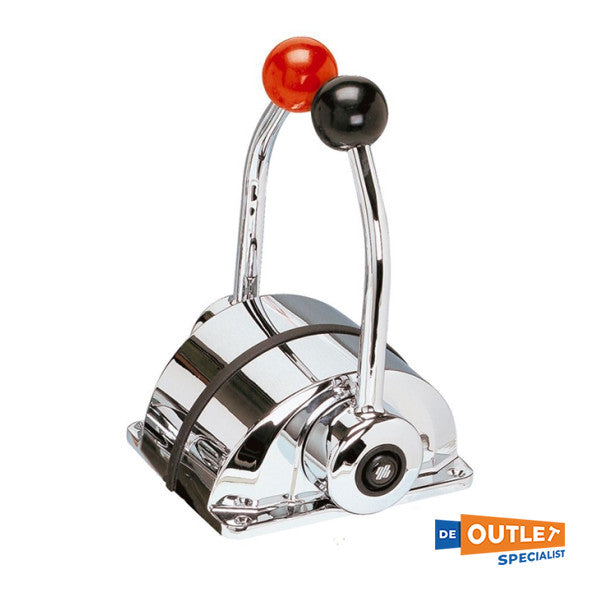 Ultraflex B322 Doppelmotor-Drosselklappenhebel Chrom - 40669S