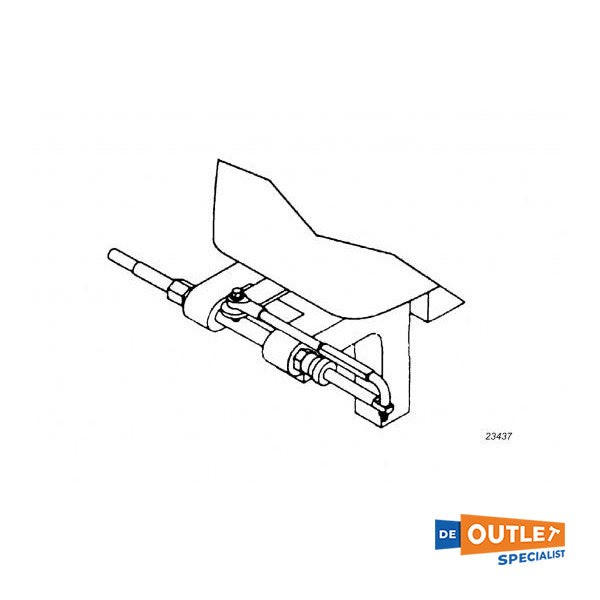 Ultraflex A73 peräsinvarsikiinnityssarja Mercury-moottoreille - 41255T