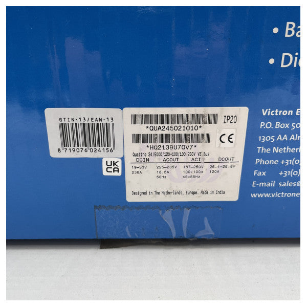 Victron Quattro 24V | 5000W | 120A - ładowarka akumulatorów i falownik 230V - VIQUA245021010