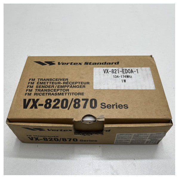 Vertex Standard VX-821 two-way handheld radio 16 channel