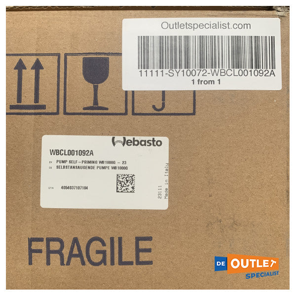 Самозасмукваща помпа за климатици Webasto WB1000G 230V