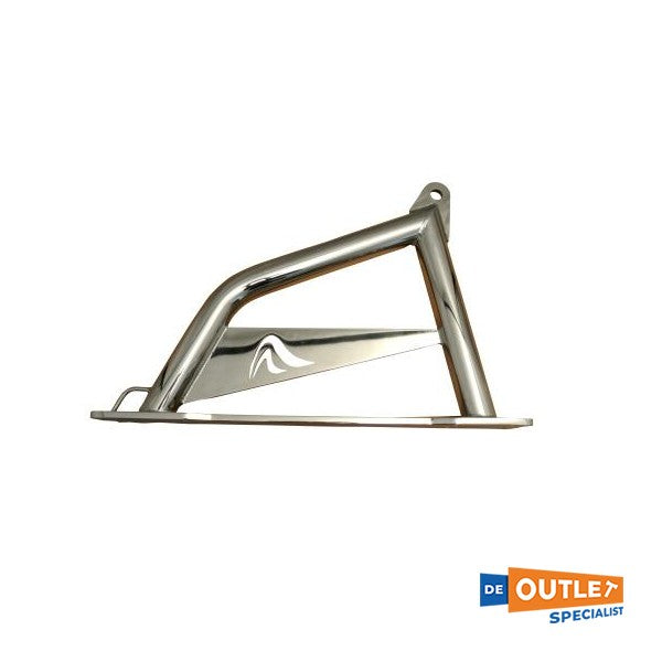 Hanse stern hatch lever for Hanse 575 en 588 stainless steel