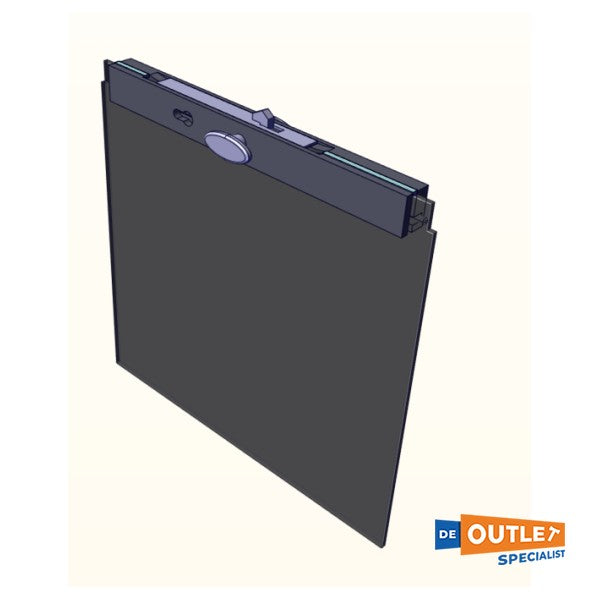 Вхідні пластикові двері Hanse 505 з замком 560 x 514 мм