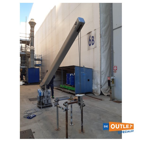 Електрически кран Motomar за мостика 1000 KG сив