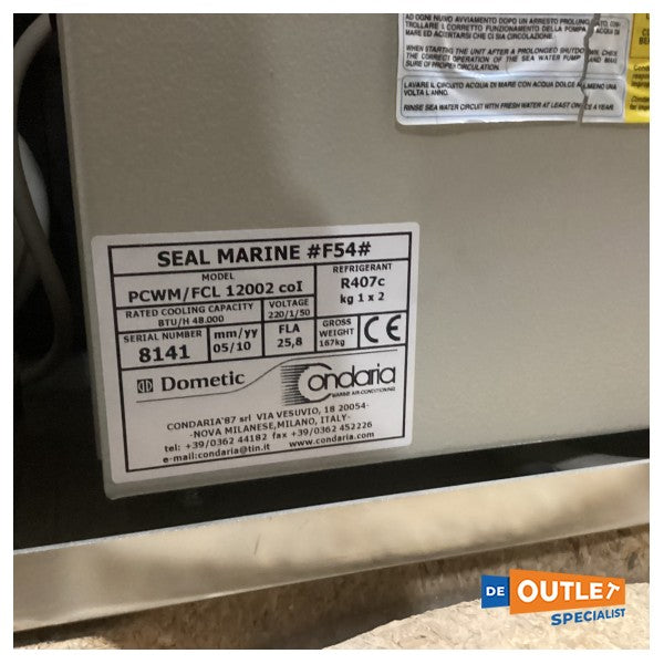 Dometic Condaria PCWM / FCL 12002 48.000 BTU klima ünitesi