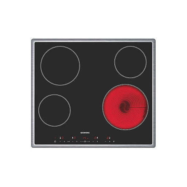 USED Siemens 4-pits keramische kookplaat 57 x 50 cm - ET645TE11E