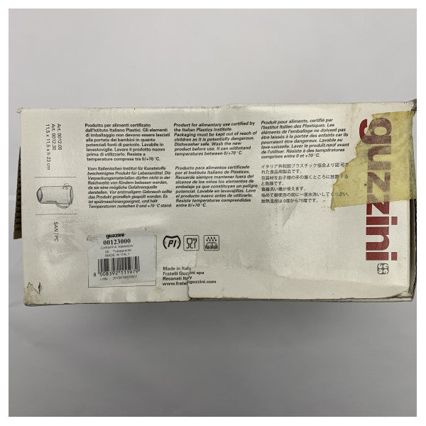 Guzzini 00123000 brocca design chiaro Ambrogio Pozzi