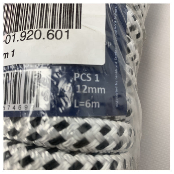 Talamex Polyester Landvast | Mooring Rope 12 mm - 6m Blue - 01.920.601