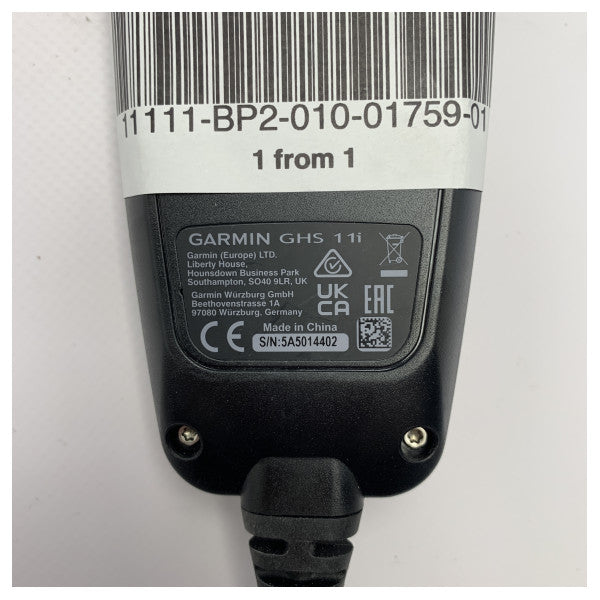 Garmin GHS11I Wired Remote Mobilset Black-010-01759-01