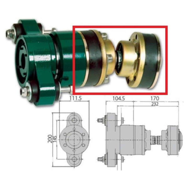 Aquadrive Flexible Arbre Link CV15 - 6070025