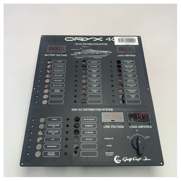 Gulf Craft Oryx 40 AC | DC fördelningspanel 12V | 230V - 020-4600-0