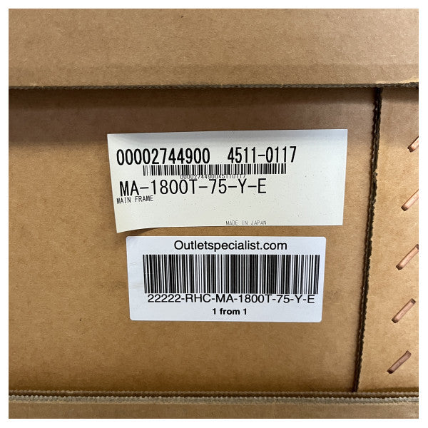 Тип на основната рамка на Furuno RC-1800T - MA-1800T-75-Y-E