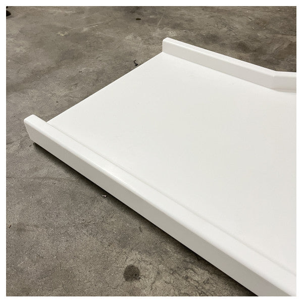 Hanse Durable White Corian Solid Surface Boat Kitchen Countertop til marinebrug