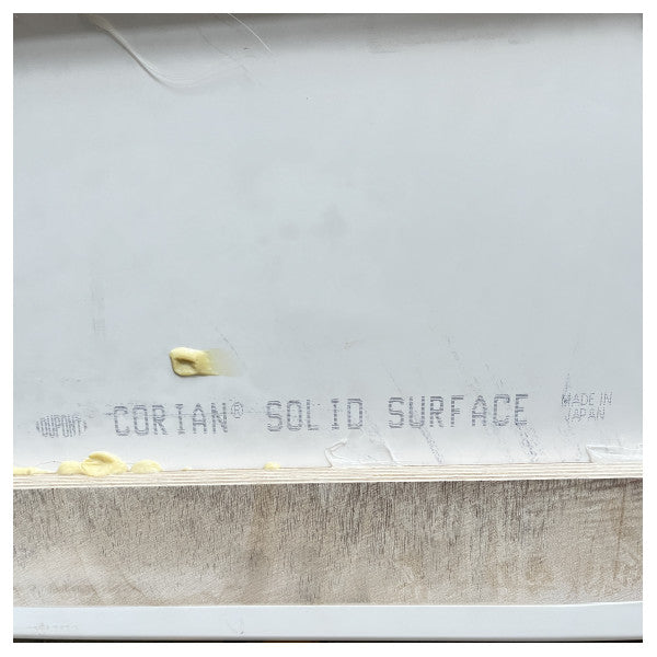 Hanse Durable White Corian Solid Surface Boat Kitchen Countertop til marinebrug