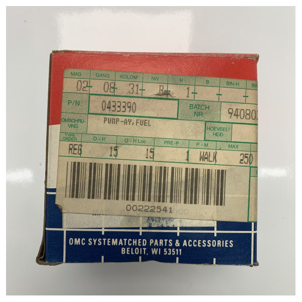 Паливний насос Johnson Evinrude OMC 0398678 0433386 0433390