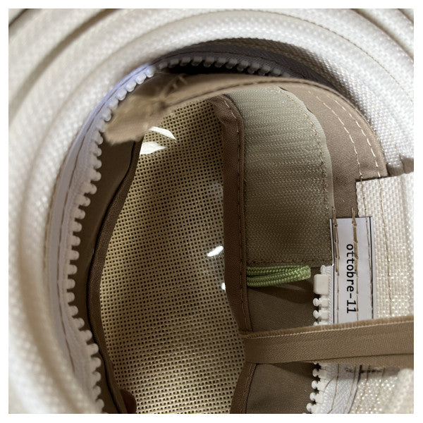 Sessa Marine HT C43 peräkannen sulkeminen kuomu kangas beige asennussarjalla - 048088D1