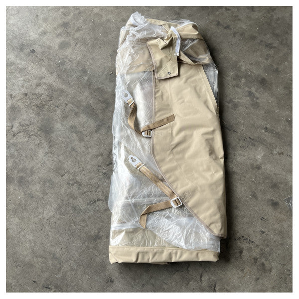 Toldo de cierre de popa de bañera transparente beige Sessa Marine con kit de instalación - 048088L1