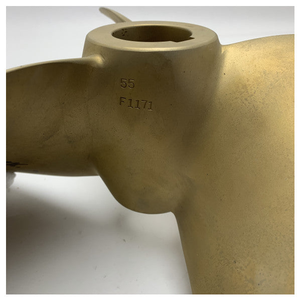 France Helices D23xP25 inch RH45 630 Bronze 3-Blade Marine Propeller for Durable and Efficient Boat Performance