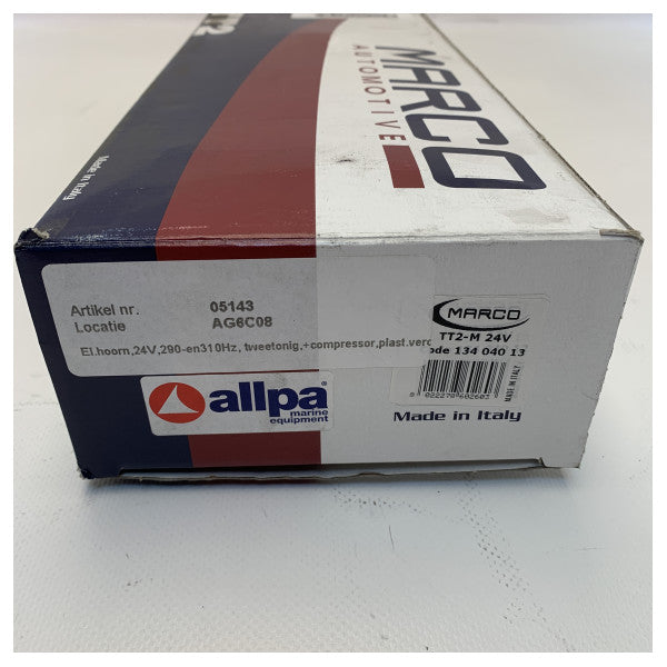 Marco TT2 -M dobbelt lufthorn sett 24V - 134 040 13