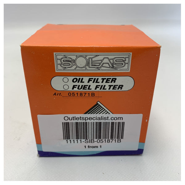 Sessa Marine | Solas Original Easy Change Fuel Filter 051871b