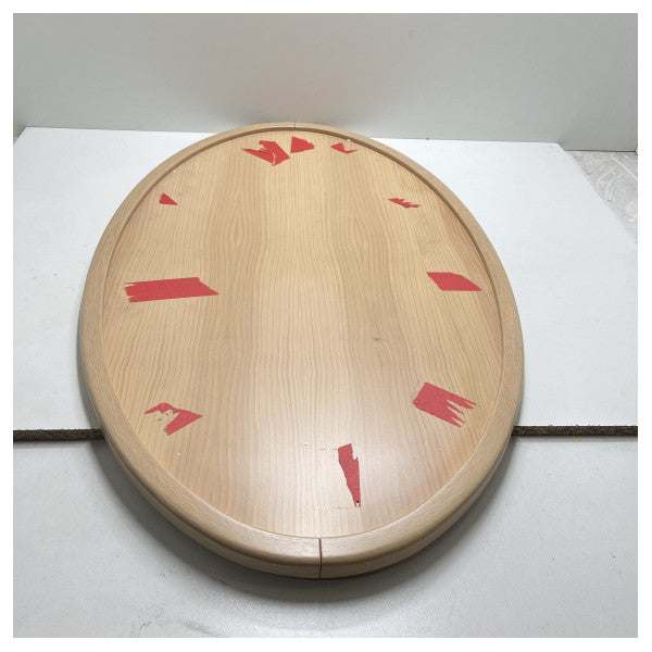 Cuchilla de mesa ovalada Sessa Marine usada - dañada