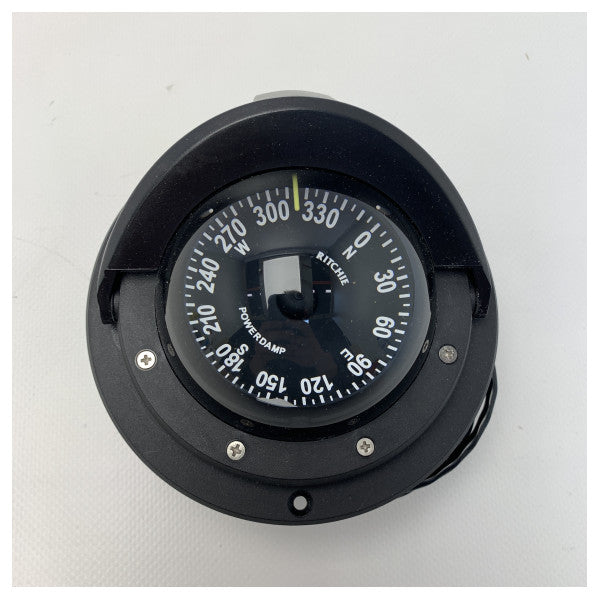 Ritchie F-82 Voyager Flüssigkeit Flush Mount Compass Schwarz schwarz