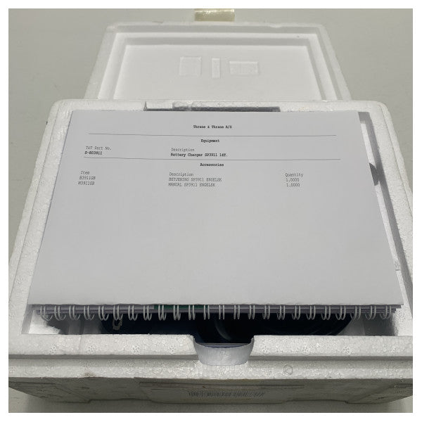 Carregador de baterias marítimas Cobham Sailor SP3911 - Carregador de baterias para barcos durável e compacto - S-803911