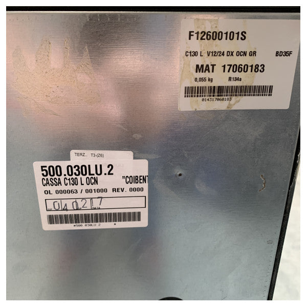 Vitrifrigo C130 130L Kompressor kjøleskap 12/24V svart