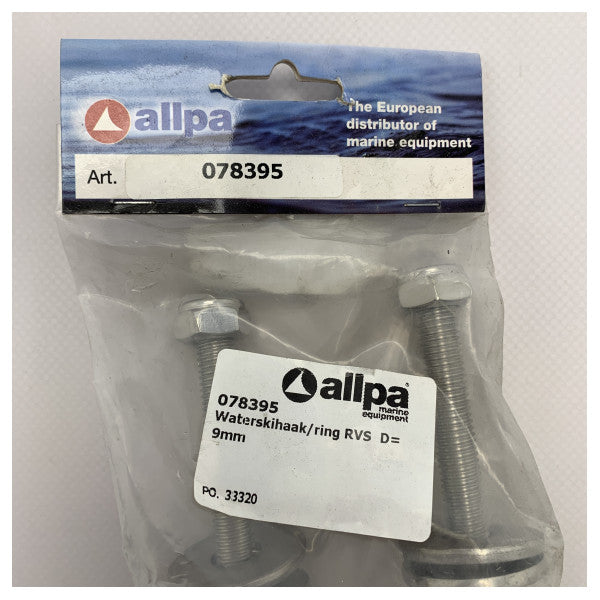 Allpa Edelstahl Waterski Hook 078396