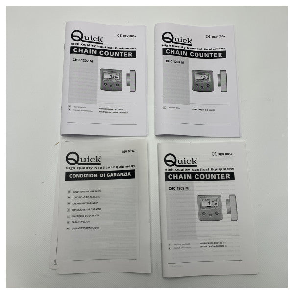 Comando verricello Quick CHC1202M con contacatena 12/24V