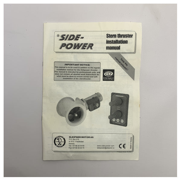 Side Power GRP 185 mm kıç pervane tüneli - 085272