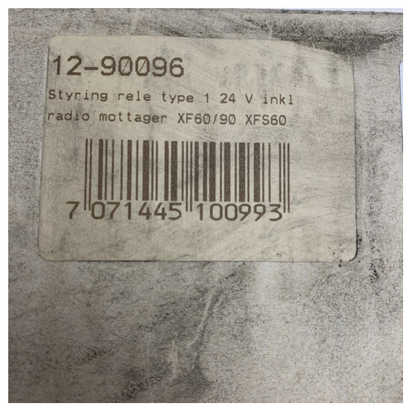 XF60 | 90 | XFS60 için uzaktan kumanda fonksiyonlu Engbo Xforce itici rölesi - 200927 - 12-90096