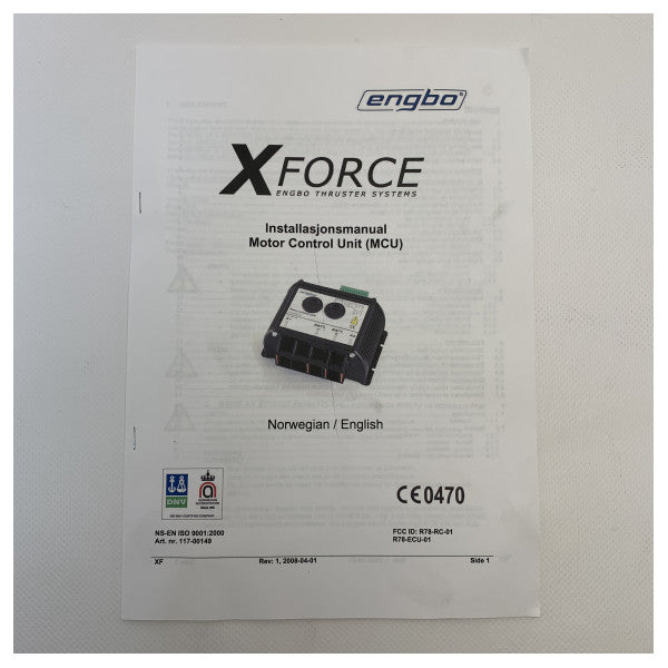 ENGBO XFORCE XF130 XFS90/130 Upravljačka jedinica potiska