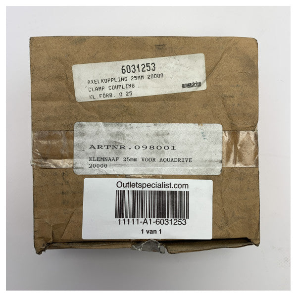 محور تشبيك أكوادرايف 25 مم لأكوادرايف 20000 - 6031253