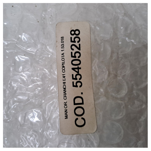 Barandilla de acero inoxidable revestida de cuero de 30 cm