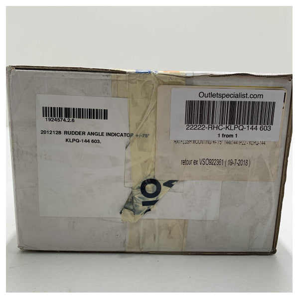 Індикатор кута повороту керма Raytheon Anschutz - 70 градусів - KLPQ-144 603